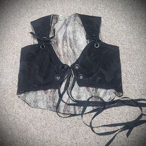 Damsel in this Dress cropped corset